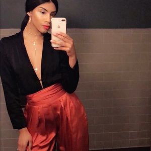 Orange trousers set (top included)